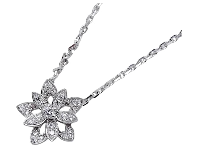 Collar de oro blanco Van Cleef & Arpels Dorado 