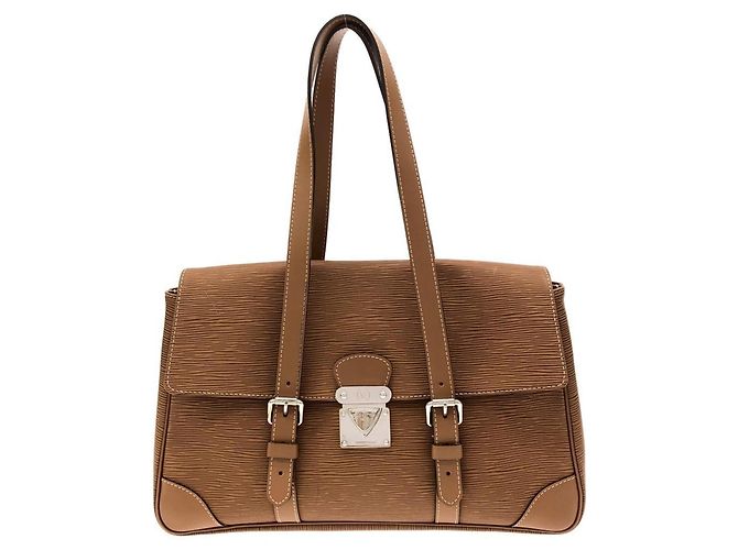 Louis Vuitton Epi Segur Schultertasche Kamel