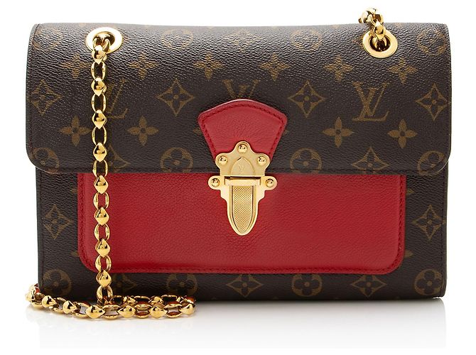 Bolsa Victoire Chain em canvas Monogram Louis Vuitton Marrom