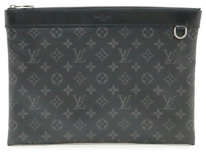Pochette Discovery Monogram Eclipse Louis Vuitton Nero 