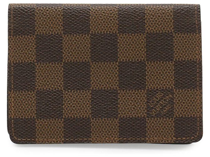 Louis Vuitton Damier Card Case Brown