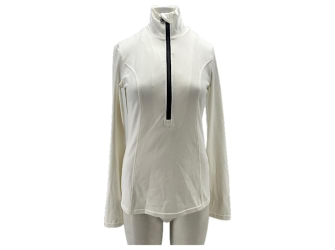 Maglione da sci bianco Goldbergh 