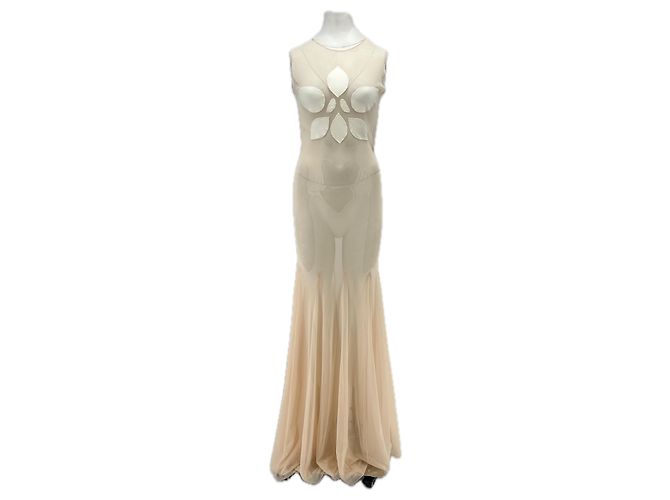 Autre Marque Abito trasparente beige SHANI SHEMER