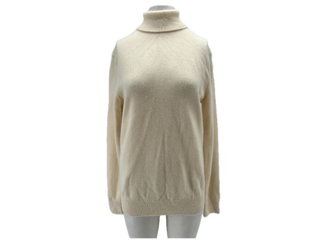 Autre Marque FROM FUTURE Rollkragenpullover aus Kaschmir beige 