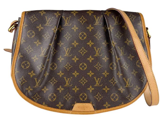Bolso de Hombro Louis Vuitton Monogram Castaño Monograma