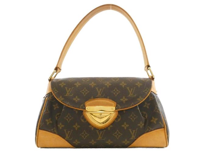 Bolsa de Ombro Louis Vuitton Monogram Beverly MM Marrom