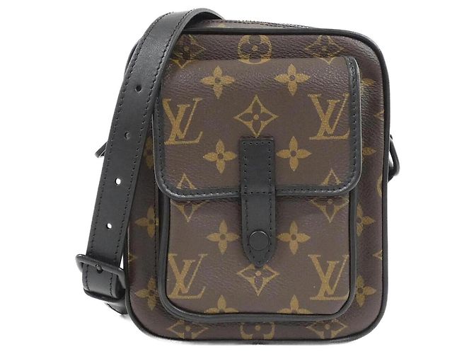 Portefeuille Christopher Monogram Macassar Louis Vuitton Marron