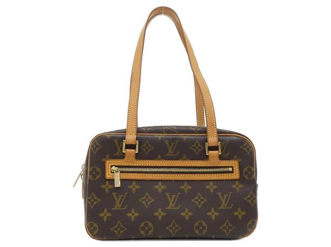 Sac à l'épaule Louis Vuitton Monogram Cite MM Marron