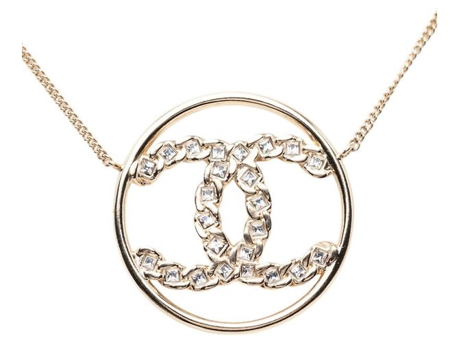 Chanel Coco Mark Rundhalskette Golden