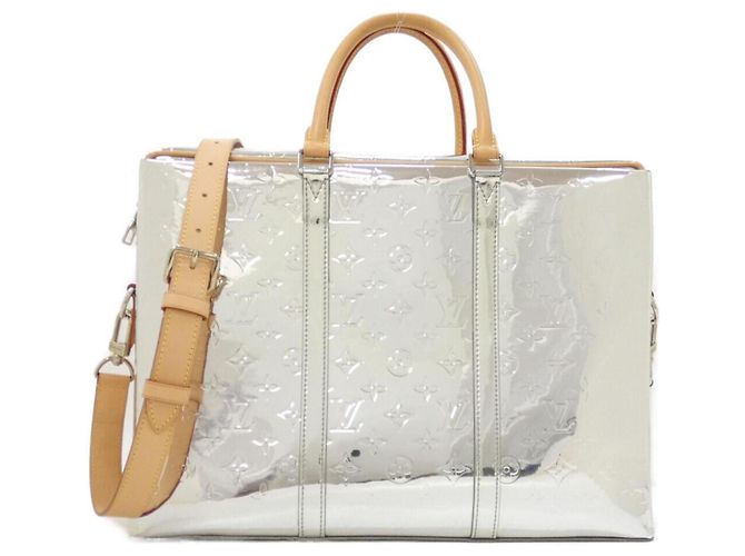 Bolsa Louis Vuitton Monogram Mirror Neo Porte Documents Voyage Prata