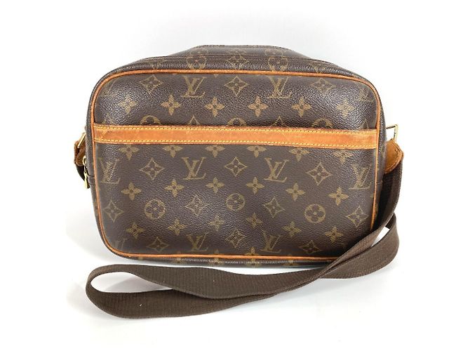 Bolsa Transversal Louis Vuitton Monogram Reporter PM Marrom
