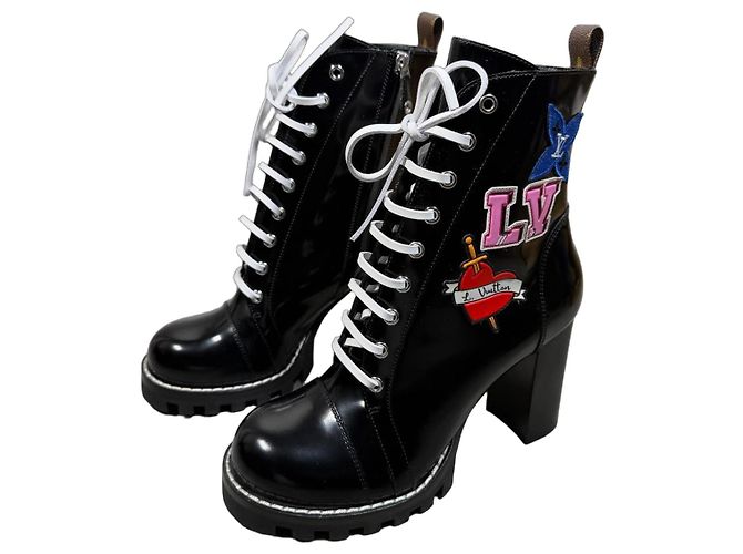 Louis Vuitton Star Trail Botas de Salto Preto