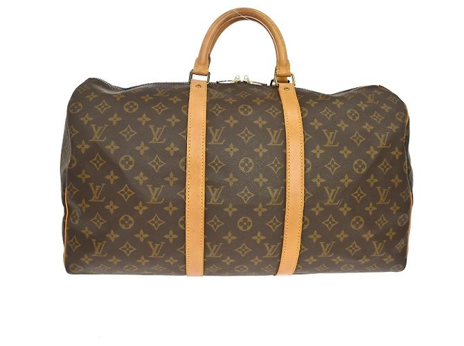 Louis Vuitton Keepall Monogram Canvas 50 Marron
