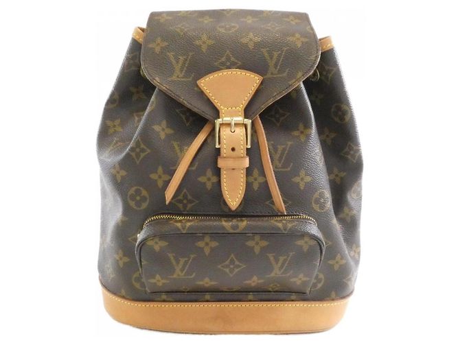 Zaino Louis Vuitton Monogram Montsouris MM Marrone