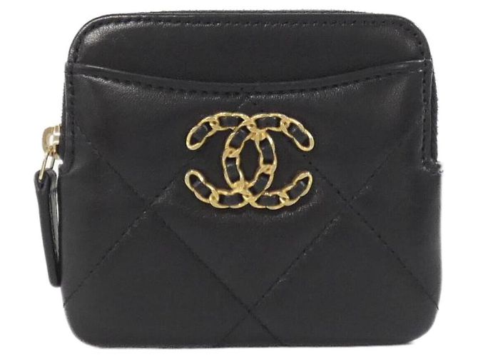 Monedero Chanel 19 Line Negro