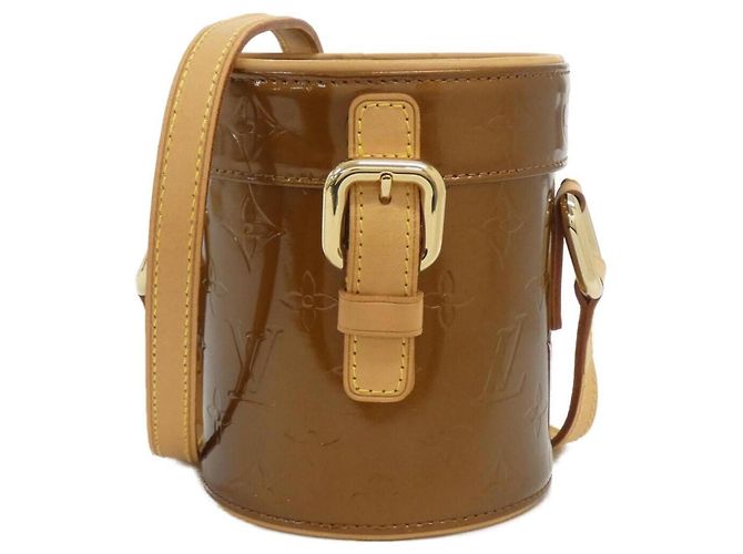 Bolsa de Ombro Louis Vuitton Vernis Astor Place Bronze