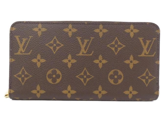 Louis Vuitton Monogram Zippy Wallet Brown