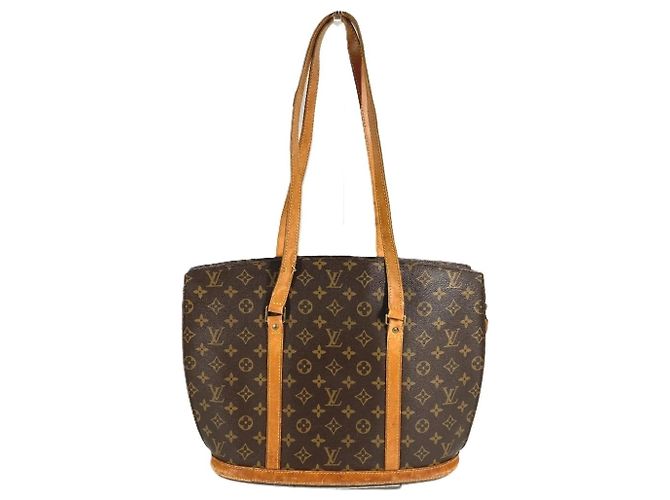 Louis Vuitton Monogram Babylon Tote Bag Brown