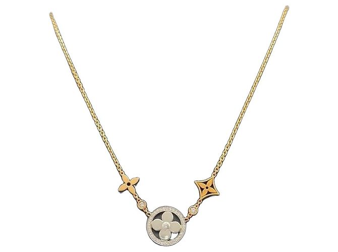 Collana Louis Vuitton Idylle Blossom Diamond Argento D'oro
