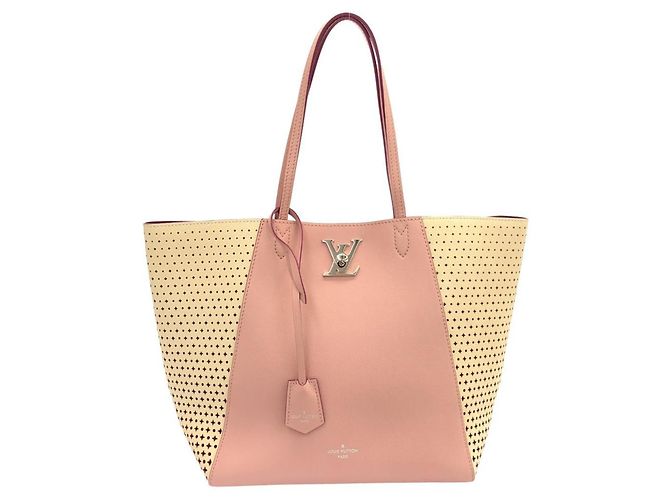 Borsa Cabas Louis Vuitton Lockme Marrone