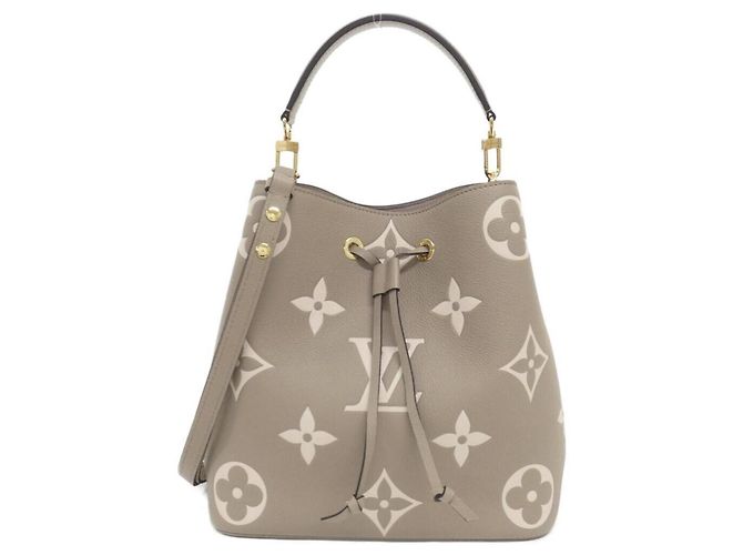 Néonoé Borsa a tracolla Louis Vuitton Bicolor Monogram Empreinte Neo Noe MM Multicolore Grigio Crudo