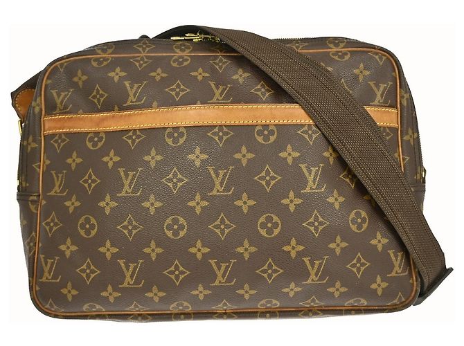 Louis Vuitton Reporter Monogram Canvas GM Marrom