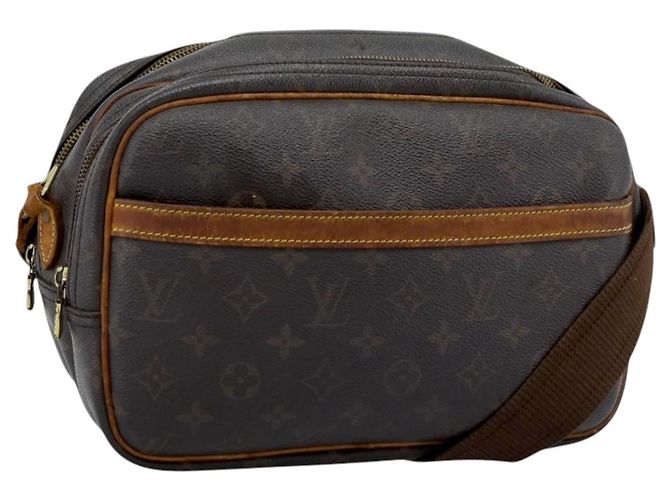 LOUIS VUITTON Bolsa de Ombro Monogram Reporter PM M45254 LV Auth bs35458 Monograma