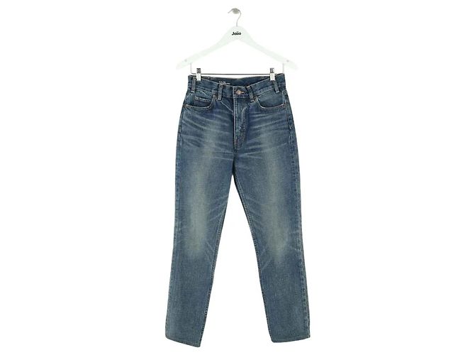 Céline Blaue Straight-Leg-Jeans 