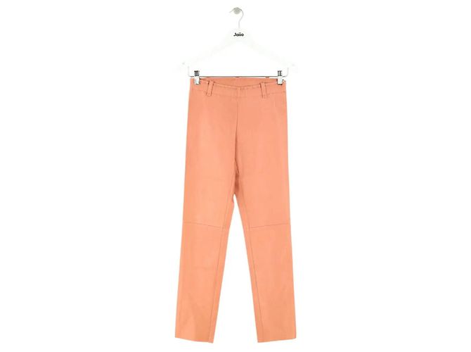 Stouls Leggings de couro rosa