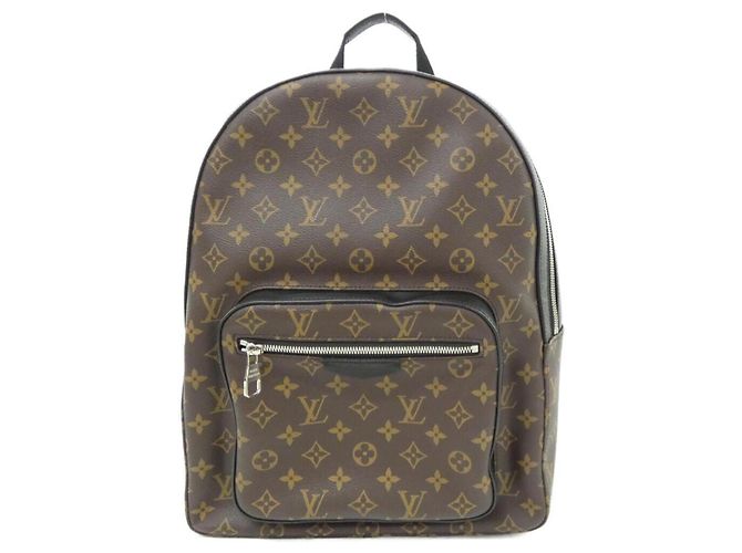 Louis Vuitton Monogram Macassar Josh Backpack Brown