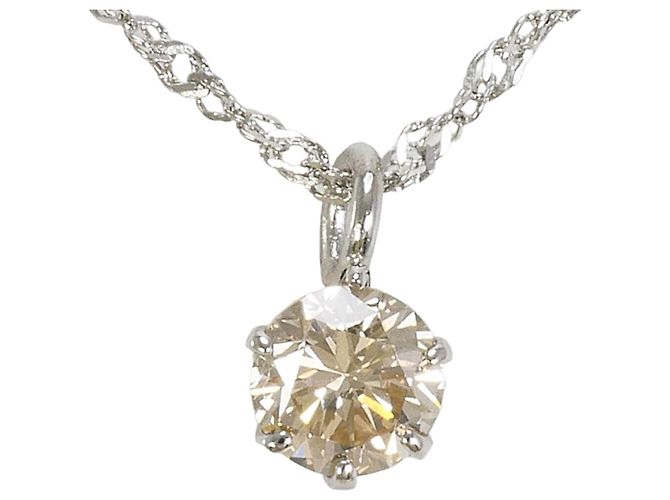 Autre Marque Collana in platino PT900 e diamanti