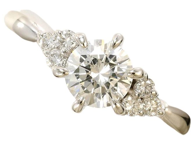 Autre Marque Platin-Diamant-Ring
