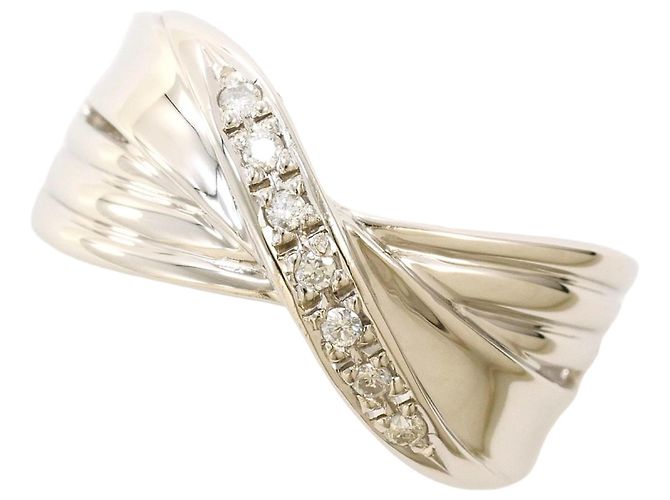 Autre Marque Platinring mit Diamant