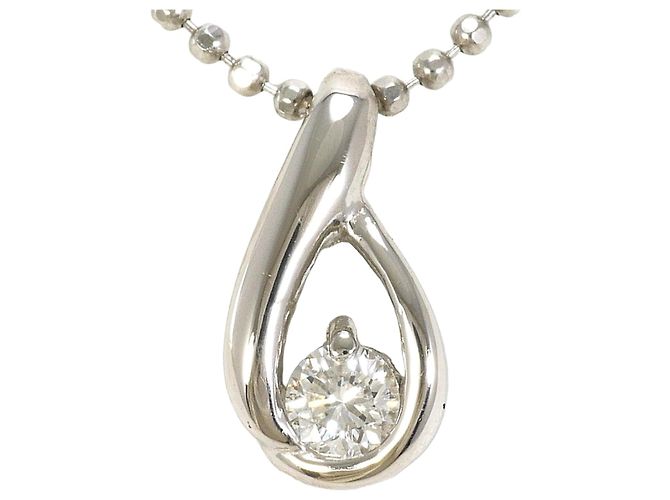Autre Marque Collar de platino PT900 con diamante