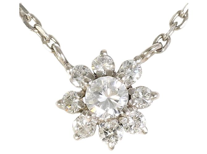 Autre Marque Collar de platino y diamantes