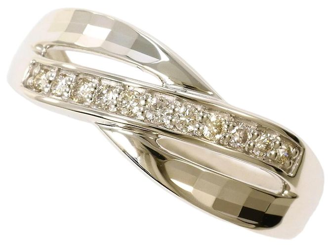 Autre Marque Platin-Diamant-Ring