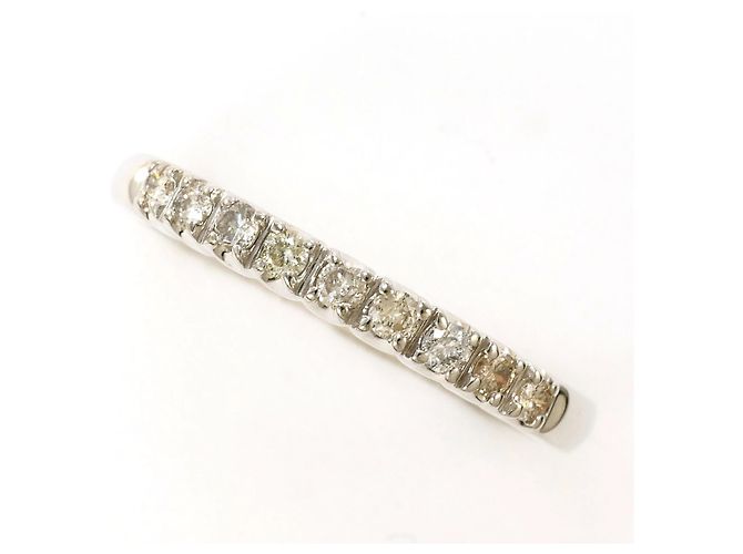 Autre Marque 14K Weißgold-Ring mit Diamant Golden