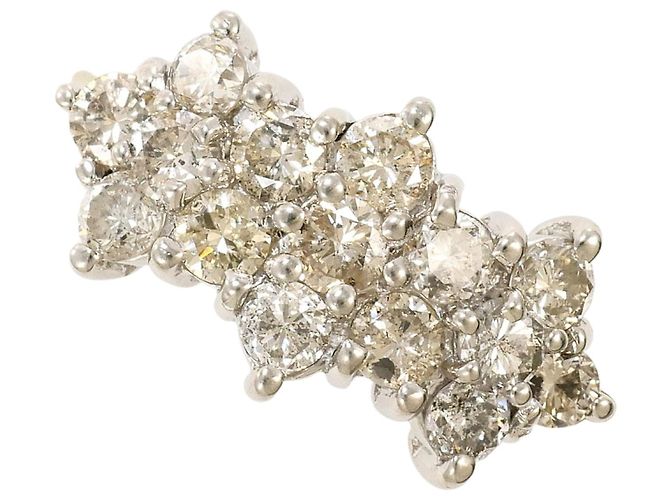 Autre Marque Platin-Diamant-Ring 