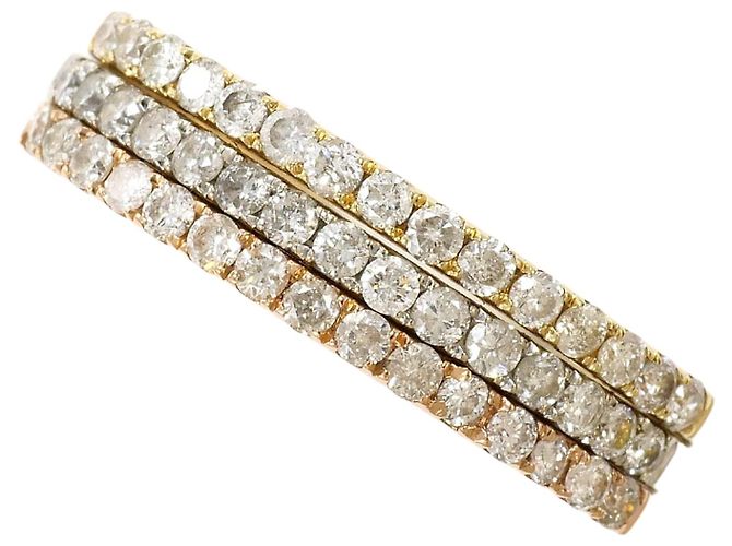 Autre Marque 14K Gold Diamantring Golden