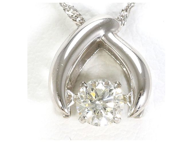 Autre Marque Collar de platino PT900 con diamante