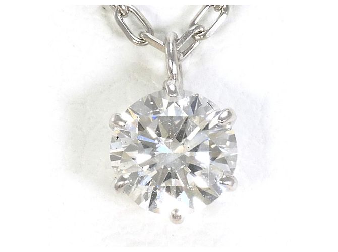 Autre Marque Collar de platino con diamante
