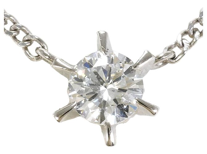 Autre Marque Collar de platino PT850 con diamante