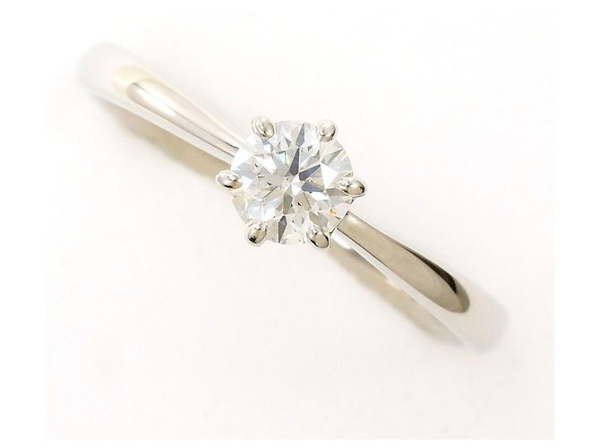 Autre Marque Anillo de banda de platino PT900 con diamante