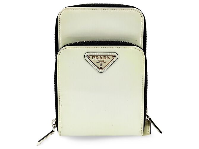 Prada Smartphone Case Saffiano Leather White
