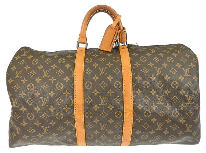 Louis Vuitton Keepall Monogram Canvas 55 Marrom