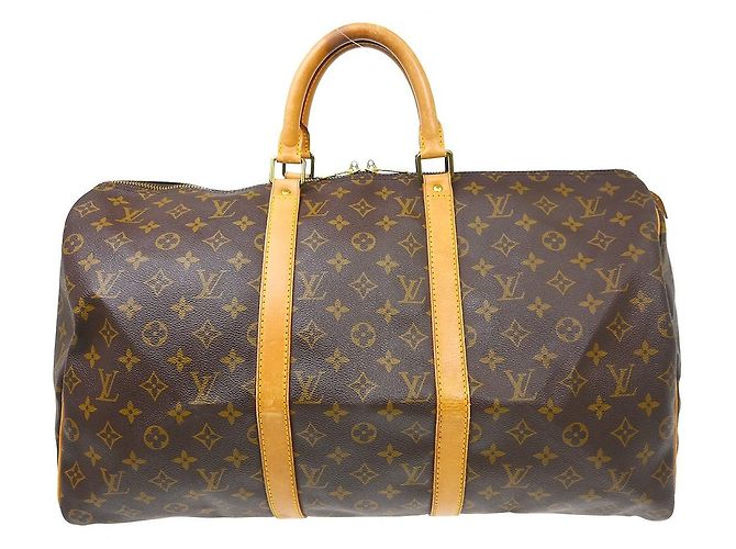 Louis Vuitton Keepall Monogram Canvas 50 Marron