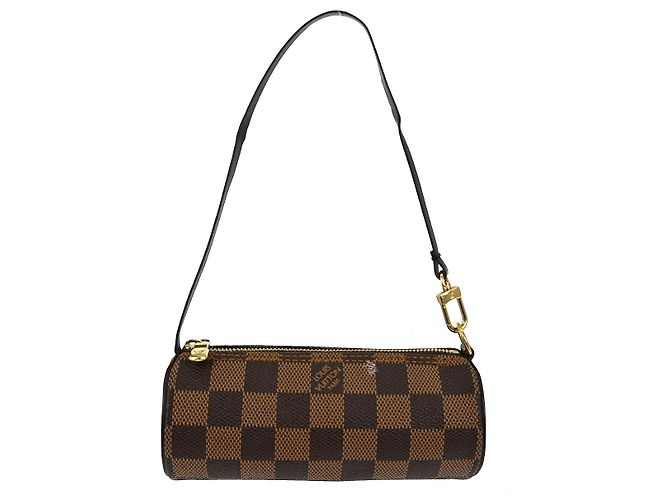 Louis Vuitton Papillon Pochette Damier Marrone