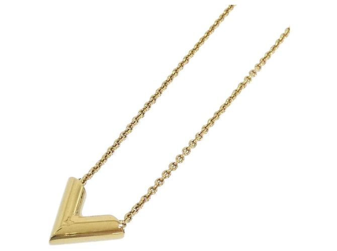 Collana Louis Vuitton Essential V M61083 D'oro