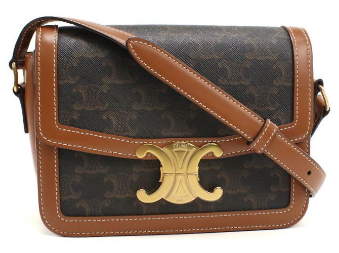 Céline Bolsa tiracolo Celine Triomphe Preto