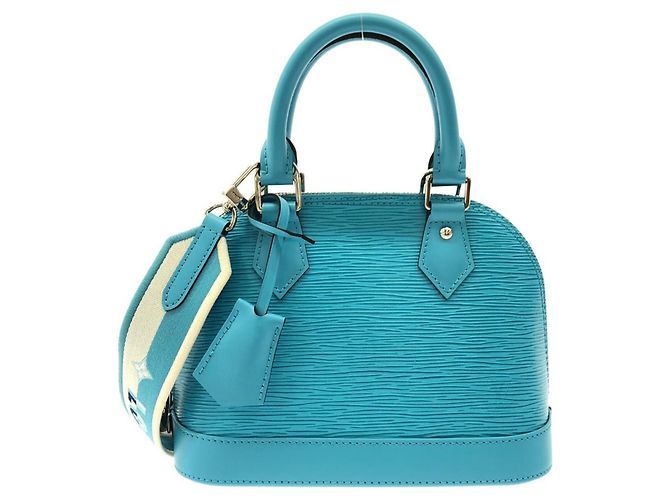 Bolsa Louis Vuitton Epi Alma BB M20609 Turquesa